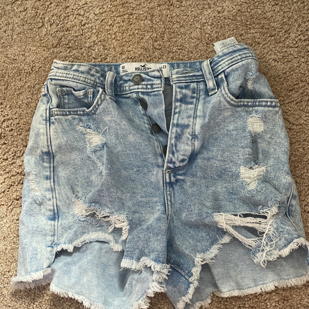 hollister jean shorts